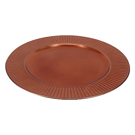 SOUSPLAT DE PLASTICO BRONZE 33CM X 2CM