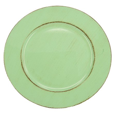 SOUPLATS EM PLASTICO VERDE 33CM X 2CM