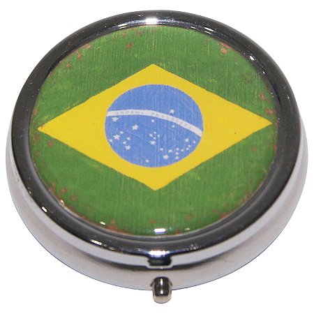 PORTA COMPRIMIDOS BRASIL - 5X5 CM