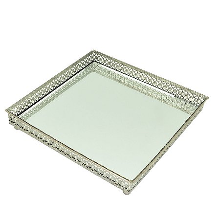 BANDEJA DE FERRO - 16X16 CM
