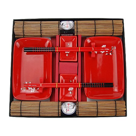 KIT DE COMIDA JAPONESA P 2 PESOAS 31CM X 27CM X 3,3CM