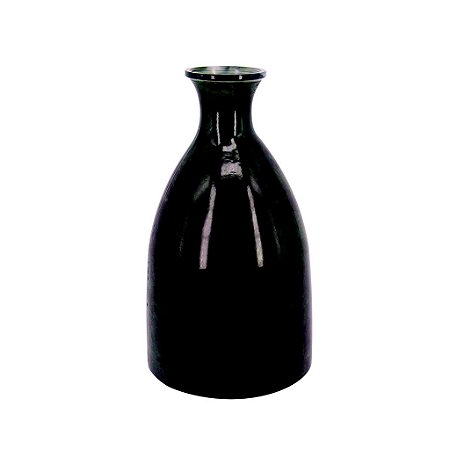 VASO DE VIDRO VERDE 13CM X 13CM X 23CM