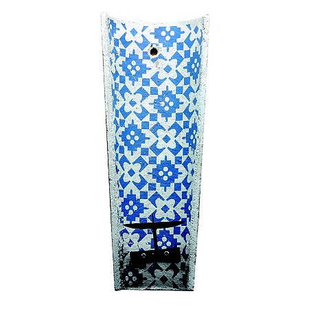 CASTICAL DE CERAMICA PAREDE - ESTILO TELHA - AZUL