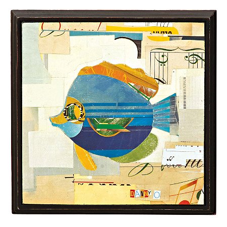 QUADRO DECORATIVO EM MADEIRA DE DEMOLICAO