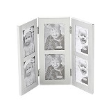 PORTA RETRATO DE ALUMINIUM NATURAL - 4 FOTOS - 6 X 9 CM