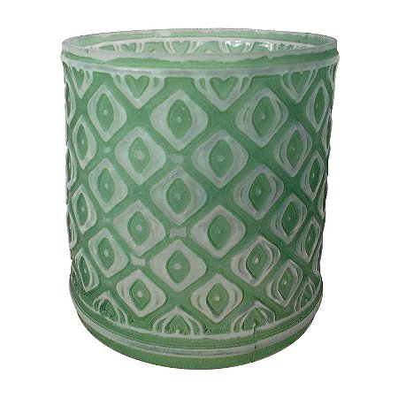 CASTICAL DE VIDRO VERDE 8,5CM X 9,5CM