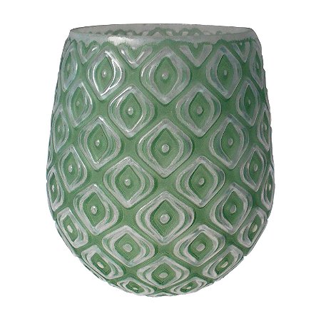 CASTICAL DE VIDRO VERDE 12,3CM X 13CM