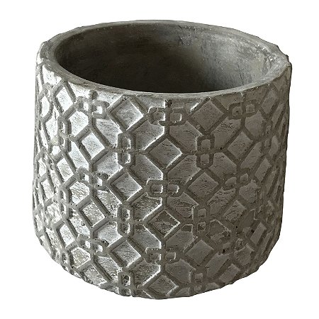 CACHEPOT DE CIMENTO 11CM X 11CM