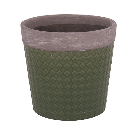 CACHEPOT DE CERAMICA 14CM X 13CM