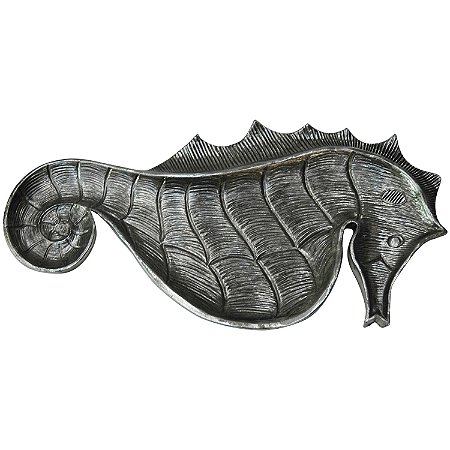 CAVALO MARINHA DE RESINA - 35X18 CM