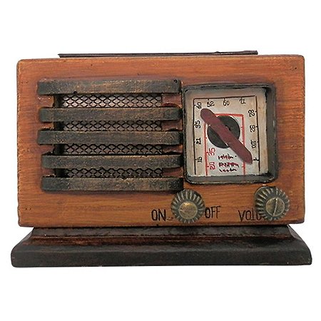 CAIXA RADIO RETRO 8X12 CM