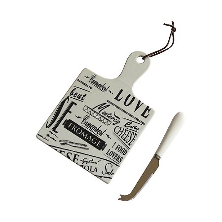 KIT PARA QUEIJO  2 PCS 30,5CM X 26,3CM X 2,8CM