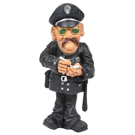 MINI CARICATURA DE POLICIAL