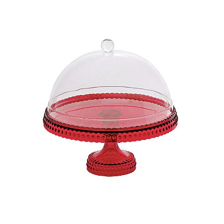 BOLEIRA DE ACRILICO VERMELHO