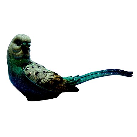 PASSARO DECORATIVO DE RESINA -