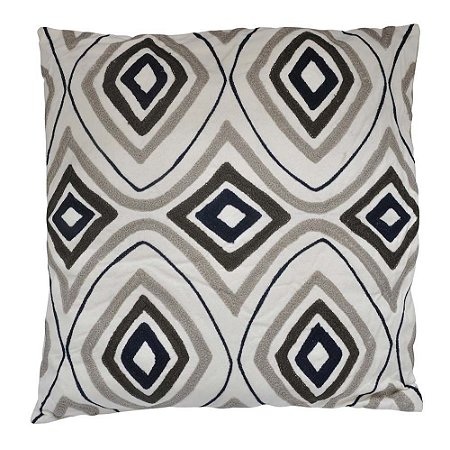 CAPA DE ALMOFADA EM ALGODAO COM RECHEIO