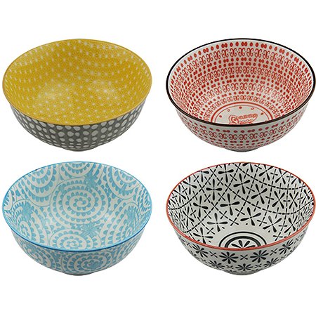 CJ DE CUMBUCAS DECORATIVO - 4 PCS - 12X6 CM