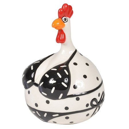 GALINHA DECORATIVA DE CERAMICA