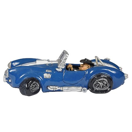 MINI CARICATURA CARRO AZUL