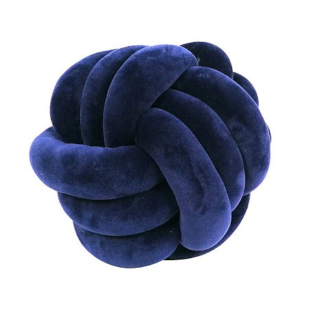 ALMOFADA NO DE VELUDO AZUL
