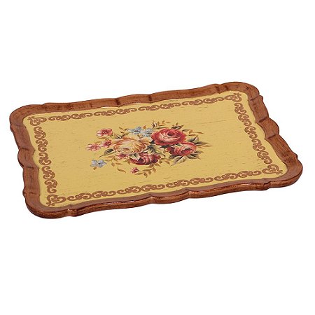 BANDEJA DE MADEIRA 51CM X 39,5 X 2CM