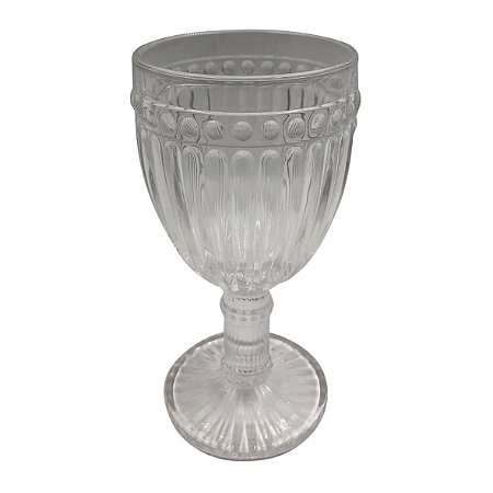 CJ TACAS DE VINHO 230 ML DE VIDRO TRANSPARENTE
