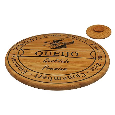 TABUA PARA QUEIJOS EM BAMBU 35CM X 3,5CM