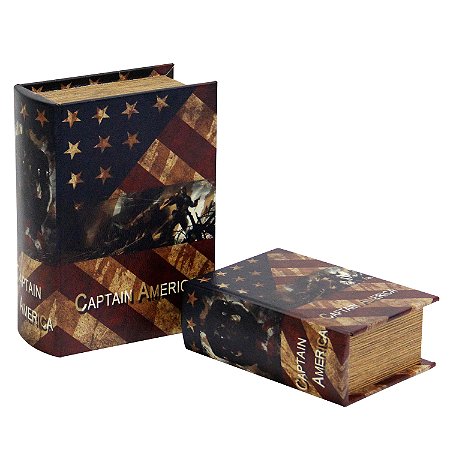 CJ DE CAIXAS LIVRO  2PCS G16,5CM X 7,5CM X 22,5CM  P12,5CM X