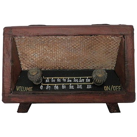 CAIXA RADIO RETRO 7X12 CM