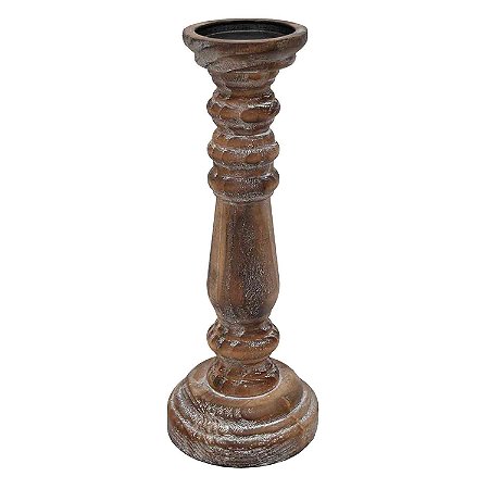 CASTIAIS DE MADEIRA RUSTICO MARROM
