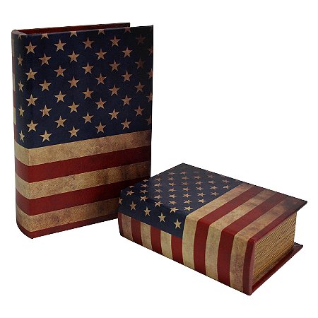 CJ DE CAIXAS LIVRO  2PCS G19CM X 8CM X 27CM  P14CM X 6,2CM X
