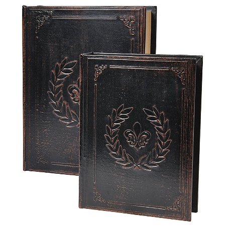 CJ DE CAIXAS FORMATO LIVRO - 2 PCS