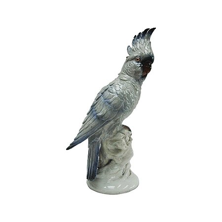 PASSARO DECORATIVO DE RESINA 14CM X 10CM X 30CM