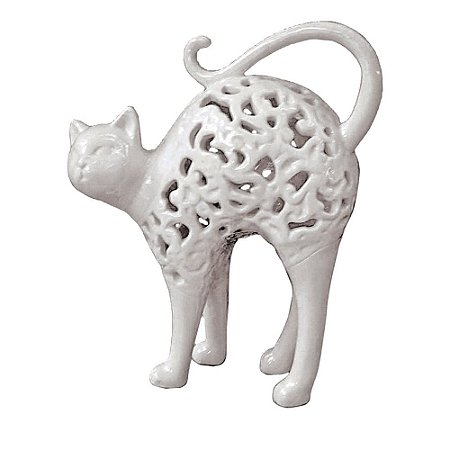 GATO DECORATIVO DE PORCELANA