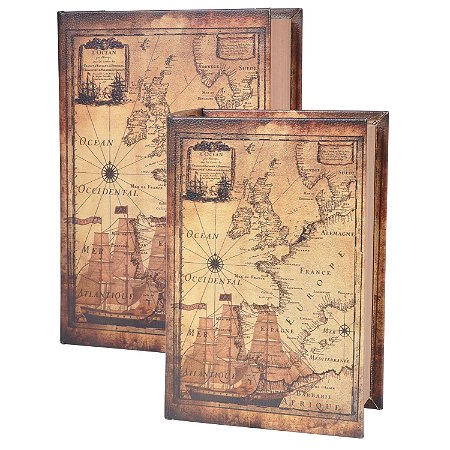 CJ DE CAIXAS FORMATO LIVRO - 2 PCS