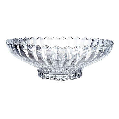 FRUTEIRA DE VIDRO CLASSICA 31,7CM X 31,7CM X 11CM