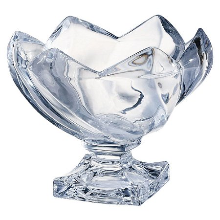 FRUTEIRA DE VIDRO CLASSICA 24,7CM X 24,7CM X 20,5CM