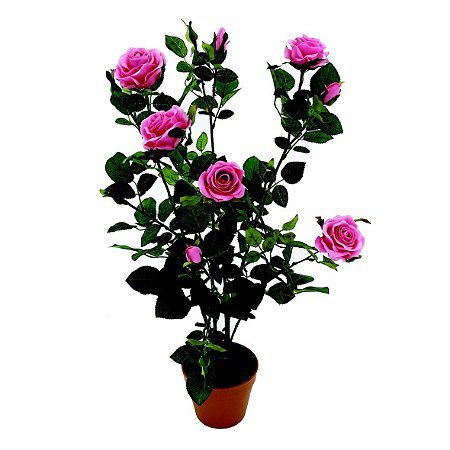 PLANTA ARTIFICIAL ROSEIRA 47CM X 36CM X 88CM