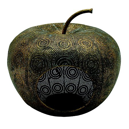 LANTERNA DE METAL 32CM X 31,5CM X 30CM