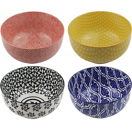CJ DE CUMBUCAS DECORATIVO - 4 PCS - 13X7 CM