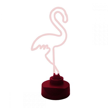 LUMINOSO LED FLAMINGO 40,5CM X 19CM X 12CM