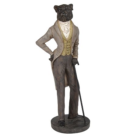 CACHORRO DECORATIVO DE CERAMICA