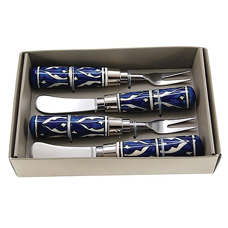 KIT GARFOS E FACAS PARA APERITIVOS - 4 PCS