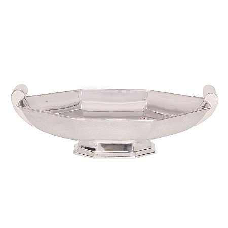 BOWL EM PRATA  23CM X 15CM X 5,5CM
