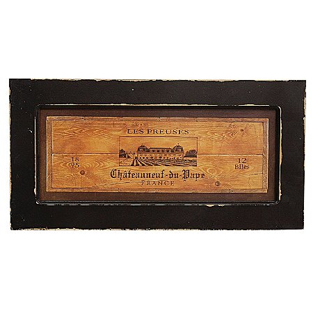 QUADRO DECORATIVO DE MADEIRA