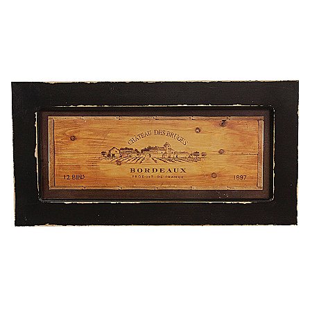 QUADRO DECORATIVO DE MADEIRA