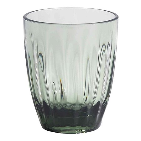 CJ. DE COPO DE ACRÍLICO VERDE 400ML - 6PS
