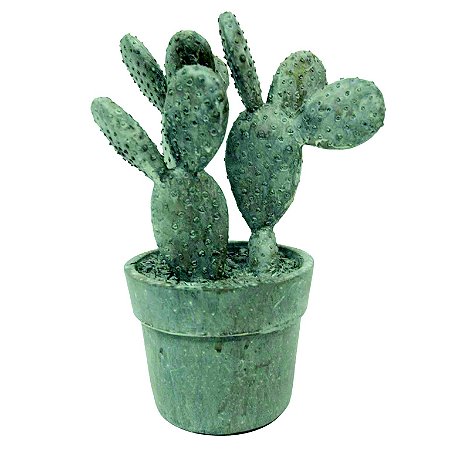 CACTOS DE RESINA ACABAMENTO CIMENTO ENVELHECIDO