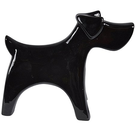 ANIMAL DECORATIVO - CACHORRO PRETO