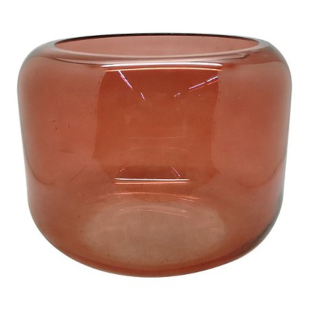 VASO DE VIDRO TERRACOTA